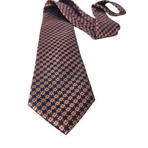 Countess Mara Men's Silk Necktie Geometric Print Career Business Casual Office